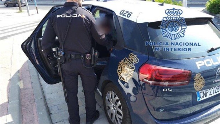 Imatge d'arxiu d'una detenció policial
