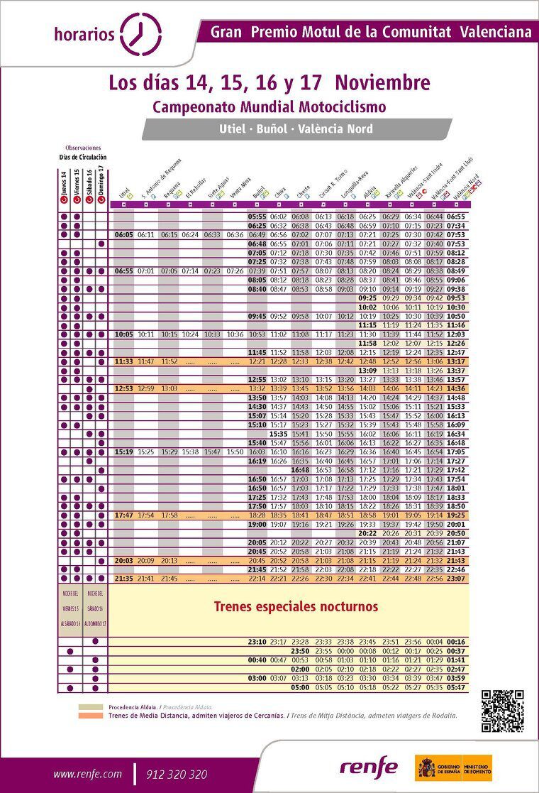 HORARIS RENFE