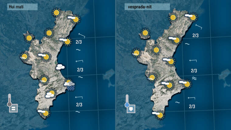 Mapes dimecres, de matÃ­ nÃºvol i vesprada pluja |Jordi PayÃ 