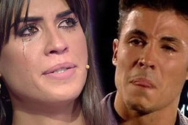 Sofía Suescun i Kiko Jiménez plorant