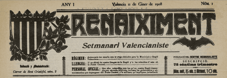 Setmanari Renaiximent, 1908
