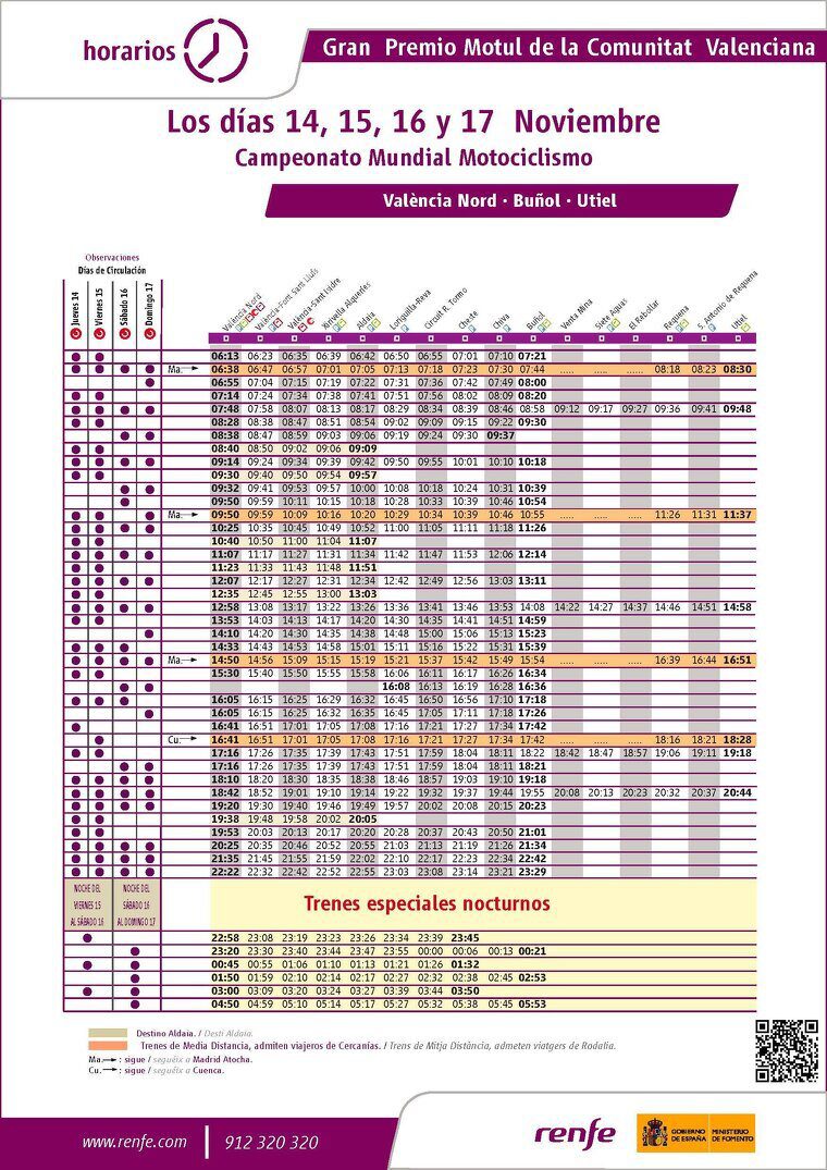 HORARIS RENFE