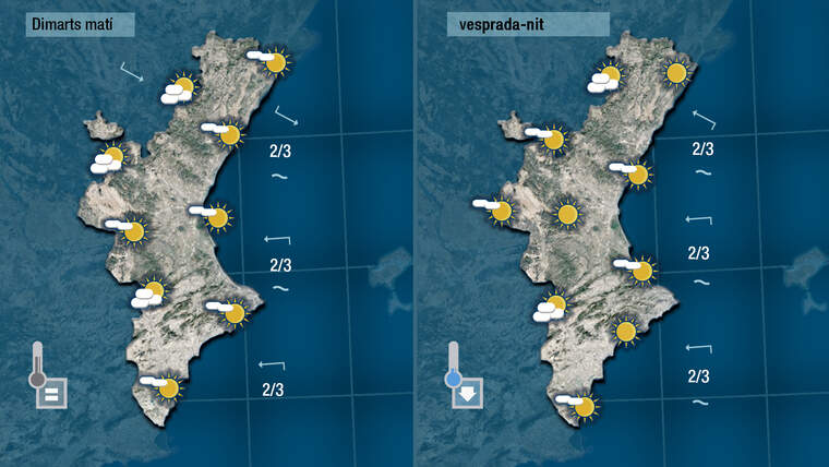 Mapes dimarts, nÃºvols |Jordi PayÃ 
