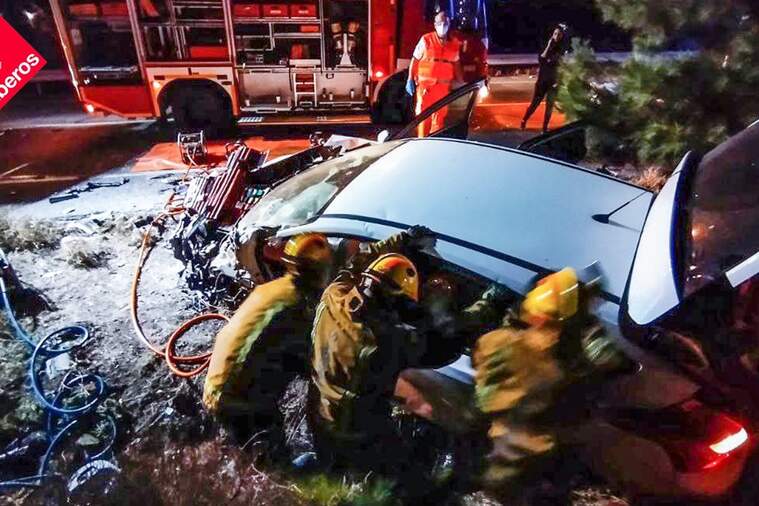 Ferit un home en un accident de trànsit a Orihuela