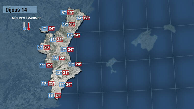 Temperatures dijous 17Âº i 24Âº | Jordi PayÃ 