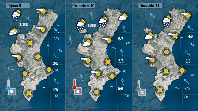 Al nord la nuvolositat serÃ  mÃ©s abundant | Jordi PayÃ 
