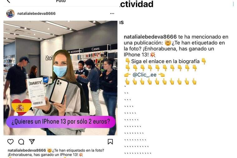 Estafa Instagram