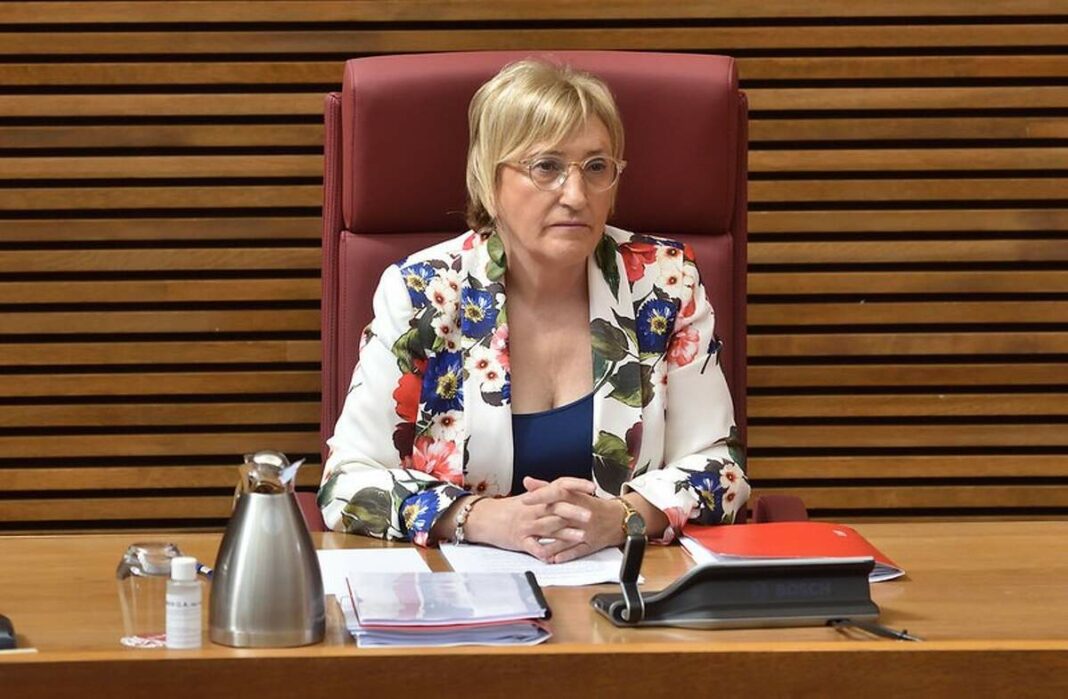Ana Barceló ha comparegut este dijous en les Corts Valencianes