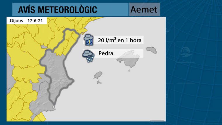 AvÃ­s meteo 17 juny 2021