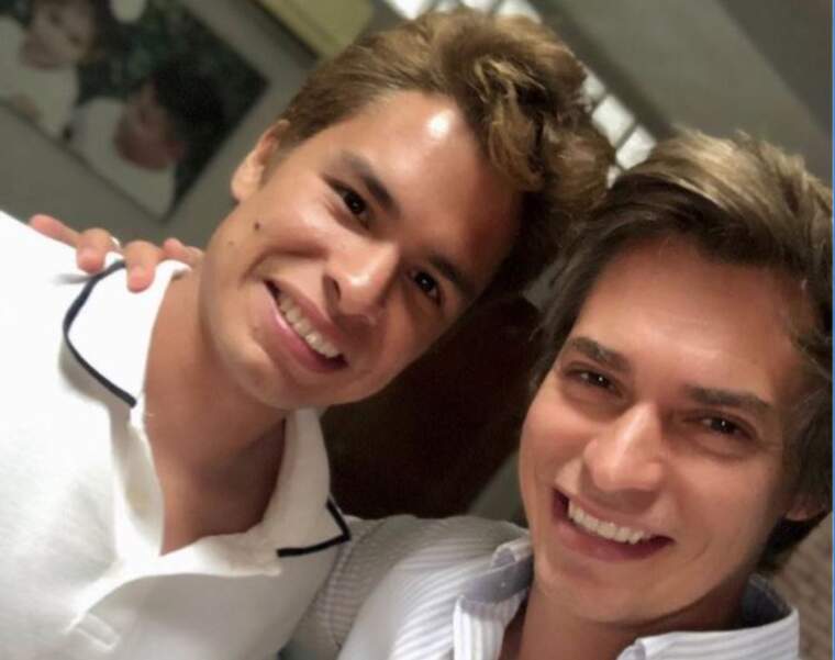 Carlos Baure i el seu fill José Daniel