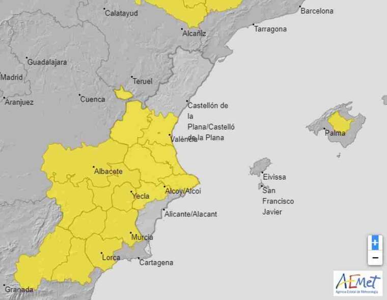 Mapa d'alertes per aquest prÃ²xim dimecres 1 de juliol del 2020