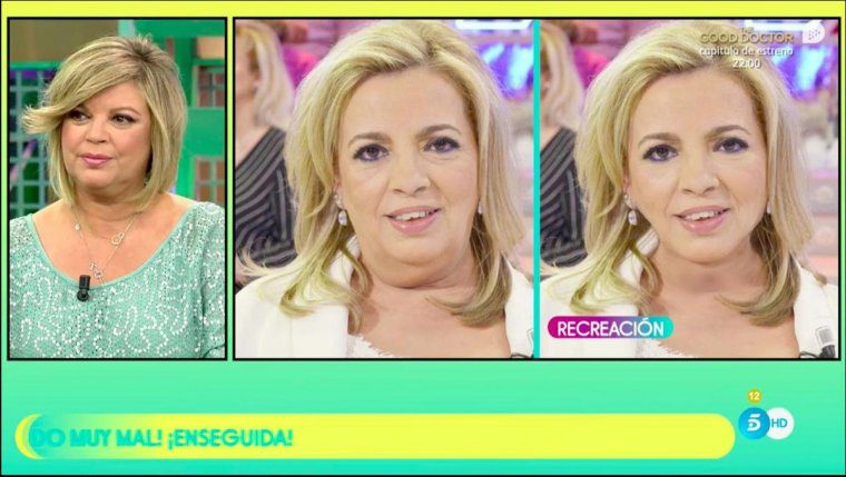 En 'SÃ¡lvame' hicieron una recreaciÃ³n de cÃ³mo se verÃ­a Carmen Borrego tras sus retoques faciales