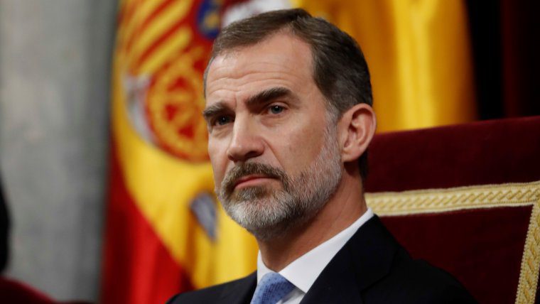 Felipe enfadado