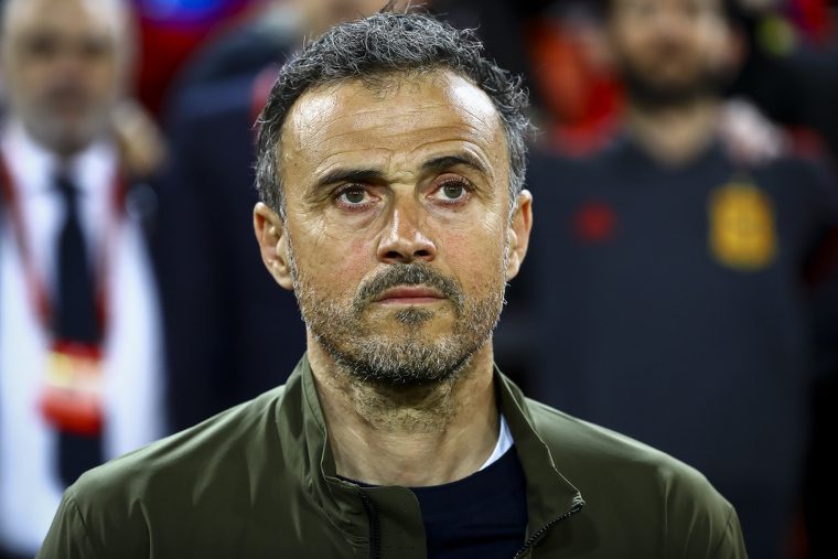Luis Enrique, entrenador de la Selecció espanyola