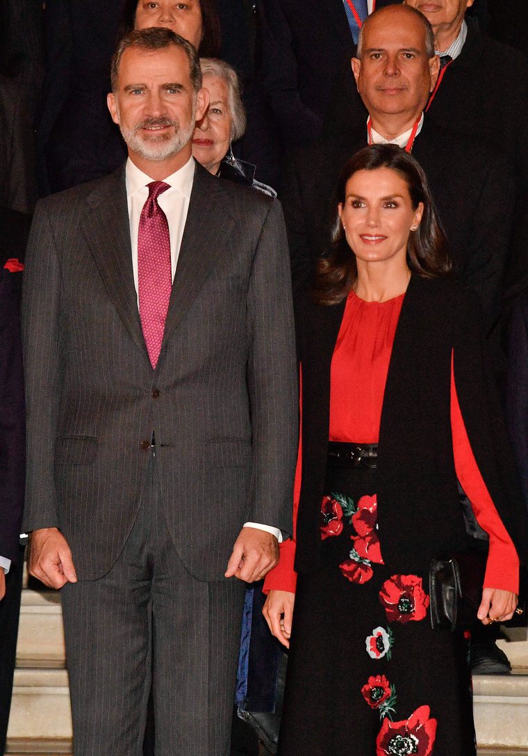 Els reis durant un acte a Sevilla