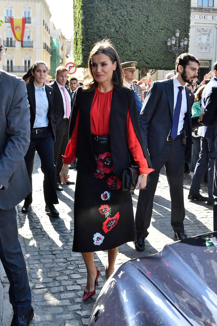 La reina LetÃ­cia durant un acte a Sevilla