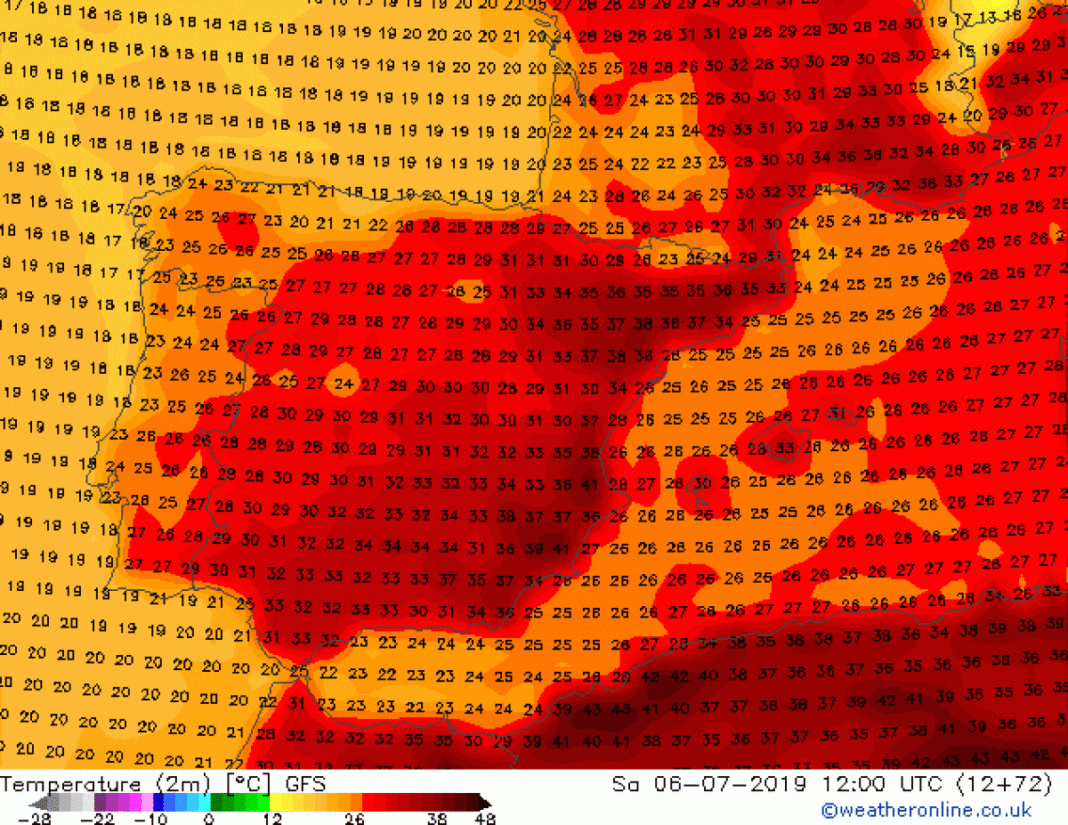 Davant la possible onada de calor dissabte s'esperen valors de 41º