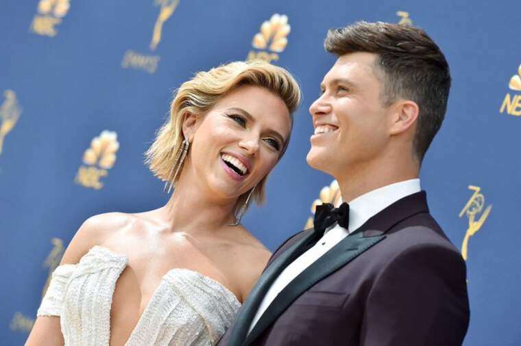 Scarlett Johansson i Colin Jost