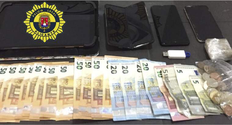 Diners, droga i dispositius electrÃ²nics confiscats a un dels traficants mÃ©s importants de la costa llevantina
