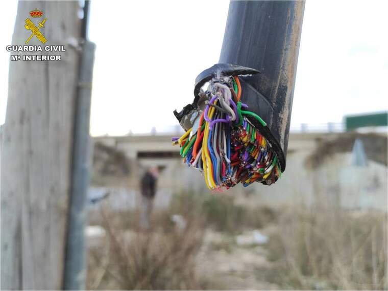 Cable robat| Guà rdia Civil