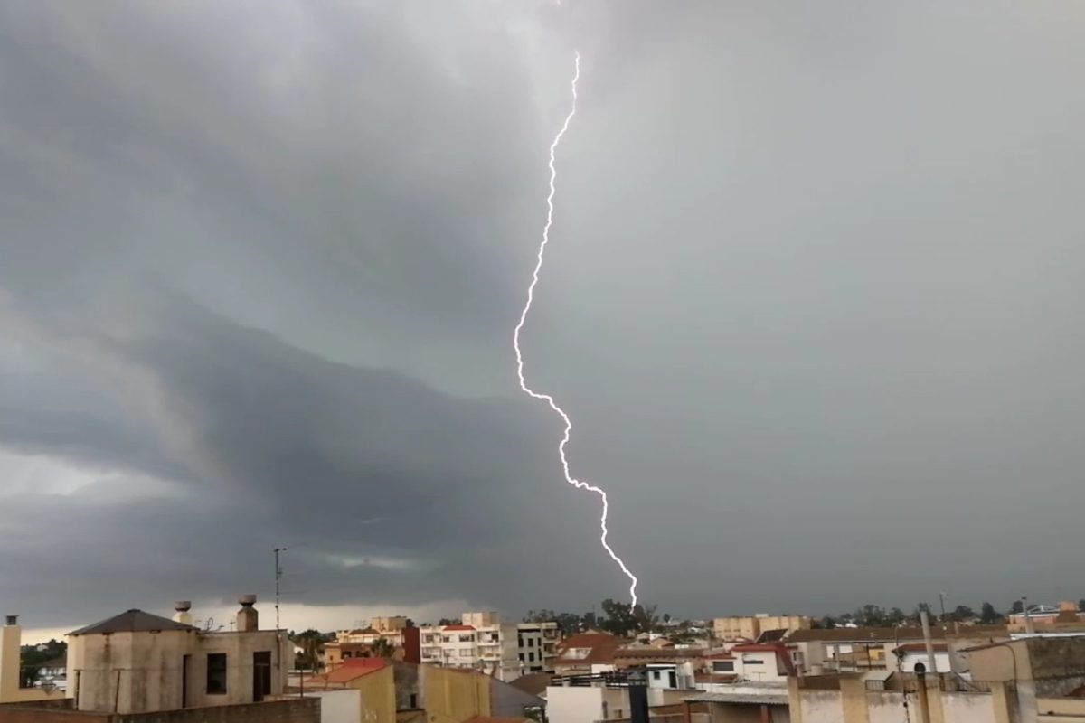 Imatge d'un llamp caient al Delta de l'Ebre