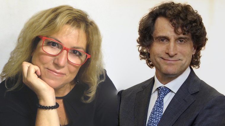 Inma Guerrero Bolinches i José Alejandro RemohÃ, mantenidors de les Falleres del 2020