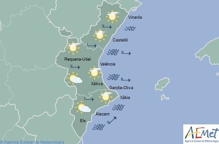 Mapa de previsiÃ³ per aquest dilluns