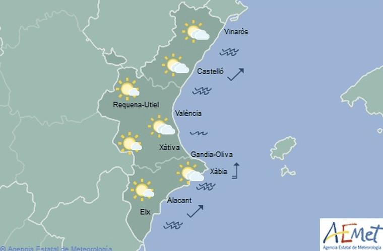 Mapa de previsiÃ³ per aquest dilluns
