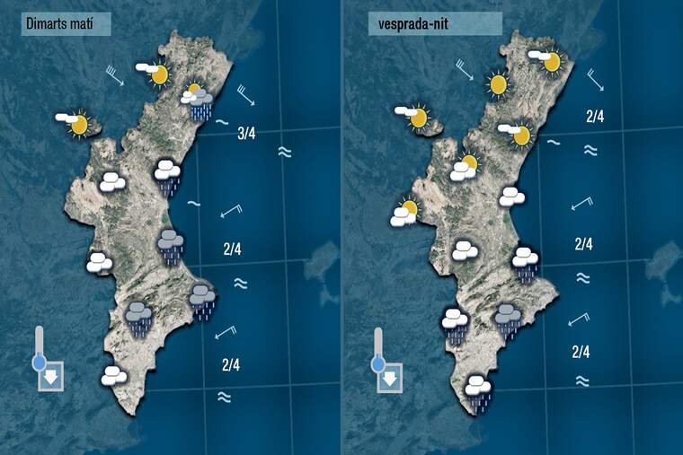 Hui vent, demÃ  pluja