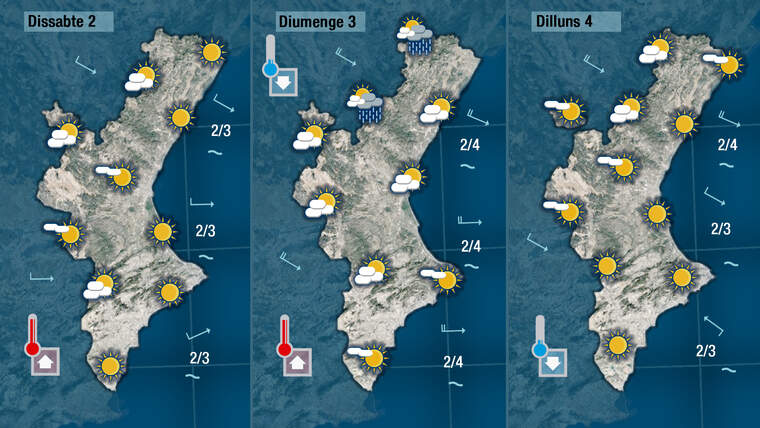 Oratge a partir del dissabte 2 de octubre