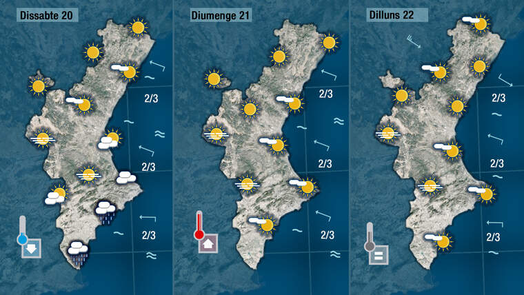 Oratge a partir del dissabte 20 de novembre