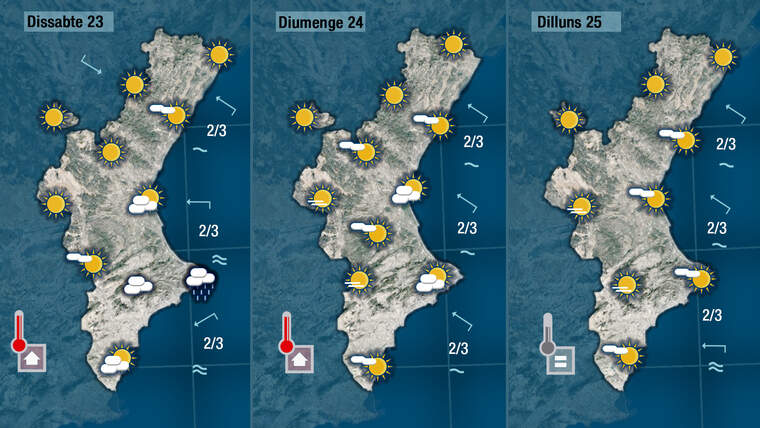 Oratge a partir del dissabte 23 octubre