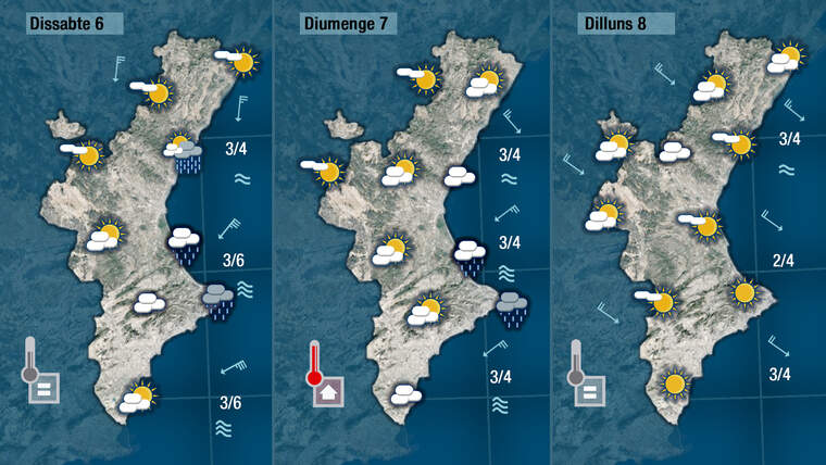 Oratge a partir del dissabte 6 de novembre