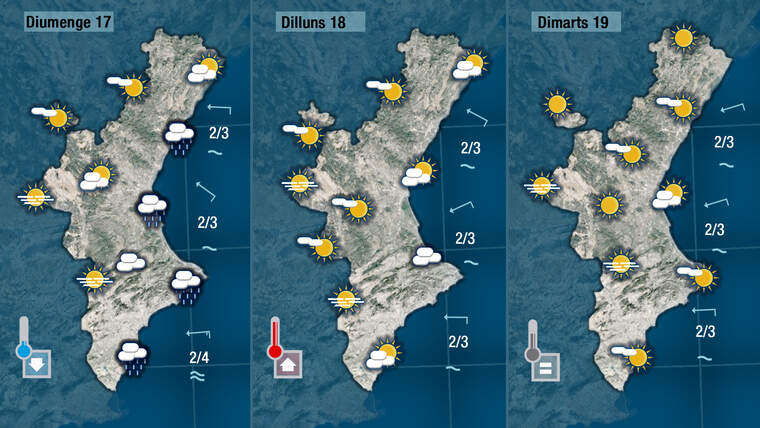 Oratge a partir del diumenge 16 octubre