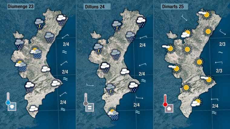 Oratge a partir del diumenge 23 de maig