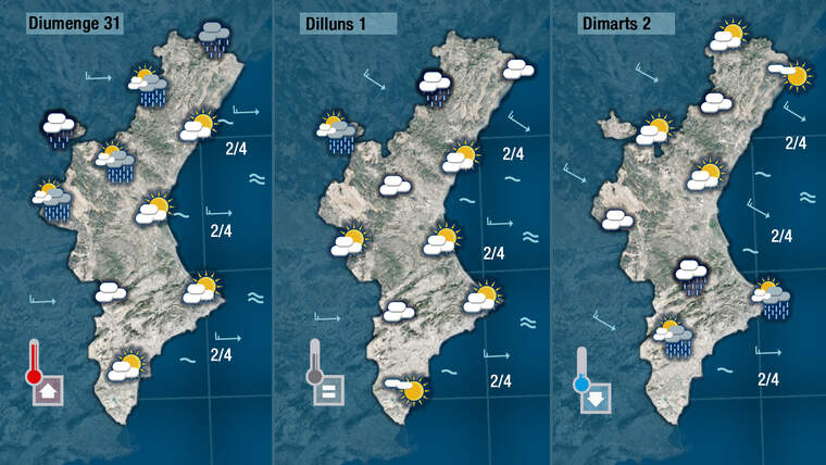 Oratge a partir del diumenge 31 octubre