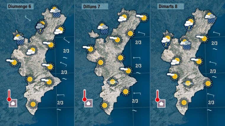 Oratge a partir del diumenge 6 de juny