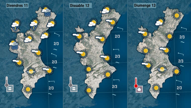 Oratge a partir del divendres 11 maig