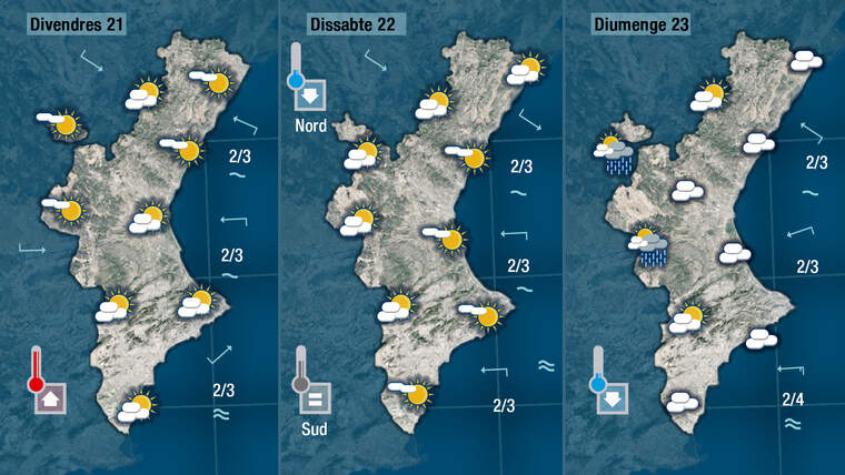 Oratge a partir del divendres 21 de maig