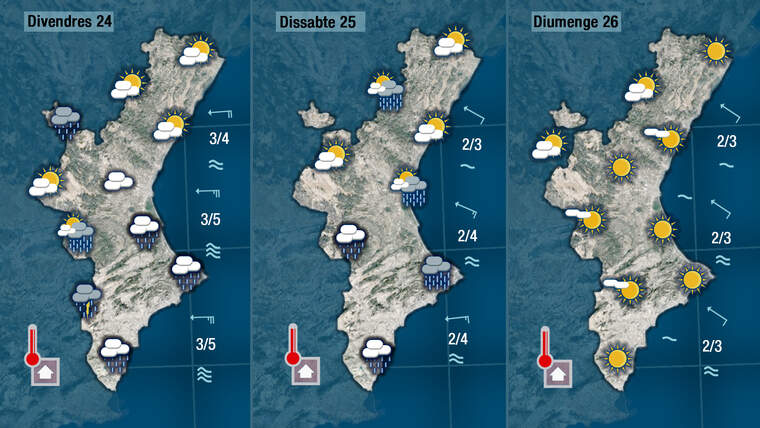 Oratge a partir del divendres 24 de setembre