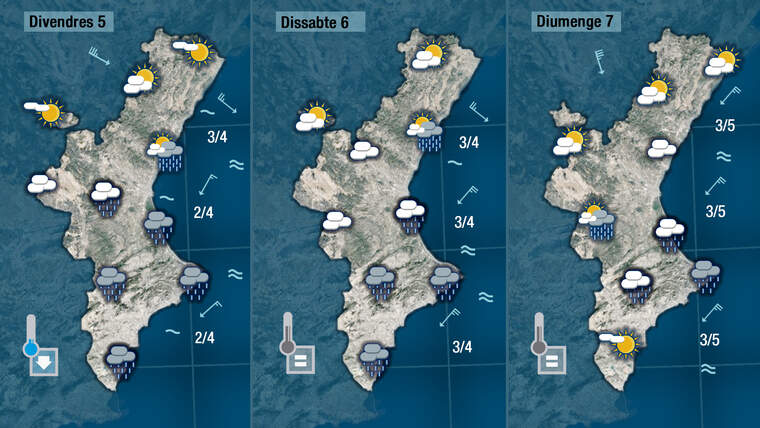 Oratge a partir del divendres 5 de novembre