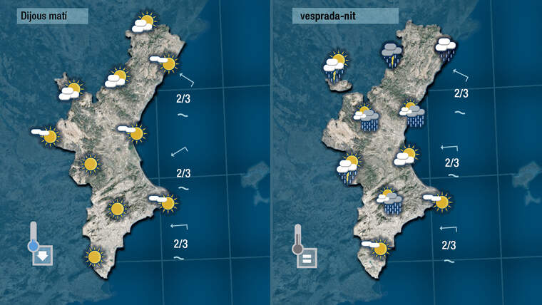 Oratge demÃ  dijous 16 de setembreOratge demÃ  dijous 16 de setembre