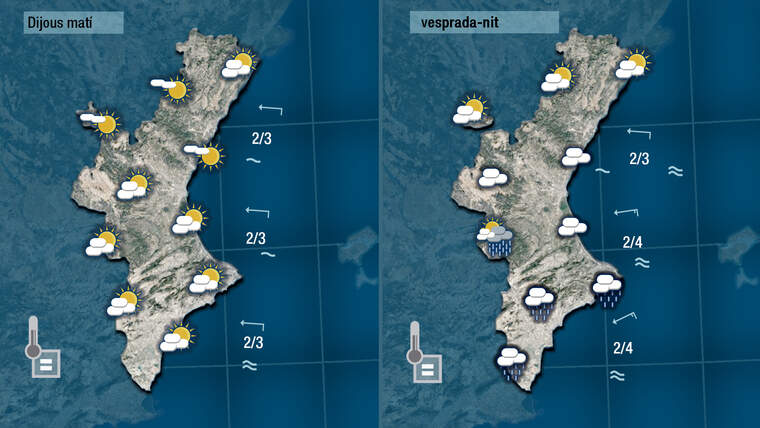 Oratge demÃ  dijous 27 de maig