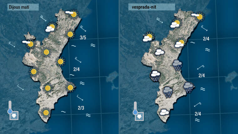 Oratge demà dijous 4 novembre