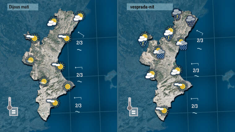 Oratge demÃ  dijous 9 de setembre