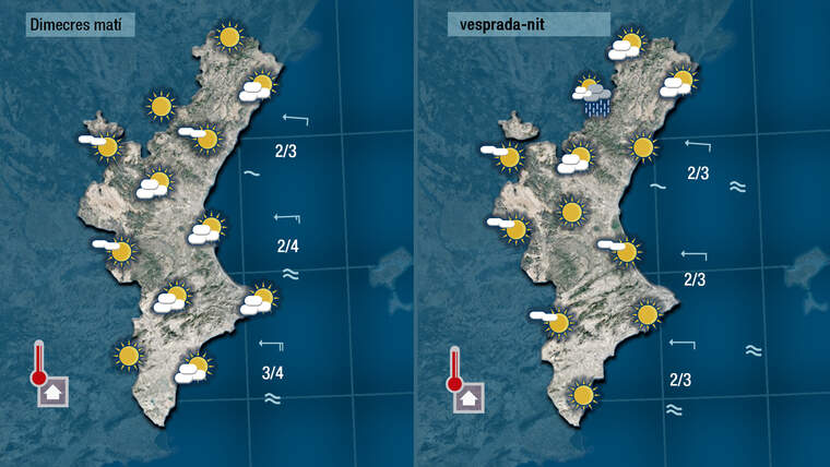 Oratge dimecres 26 de maig