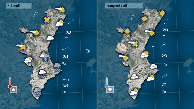 Oratge hui dijous 18 de novembre