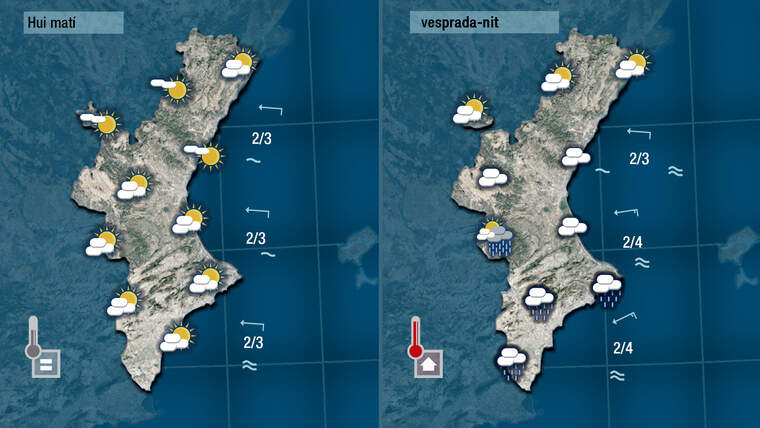 Oratge hui dijous 27 de maig