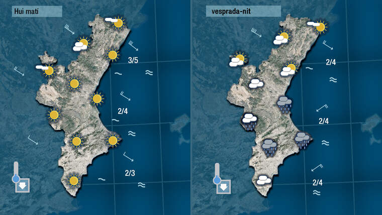 Oratge hui dijous 4 de novembre