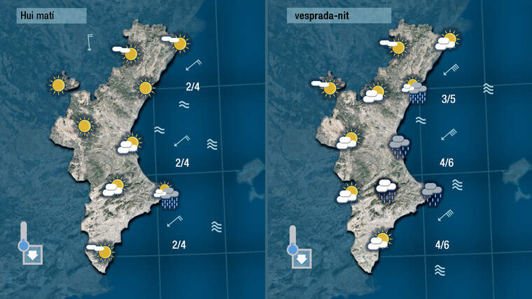 Oratge hui dimarts 9 novembre